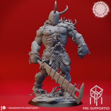 tomba titano tavolo miniatura pre supported giocattoli Giochi 40k bestia giochi gigante mostro non morti warhammer zombie grande dnd esploratore aos ttrpg 3d print model - Mito3D