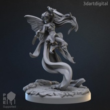 faerie scouts female toys & games miniatures minis 3dartdigital 3d print model - Mito3D