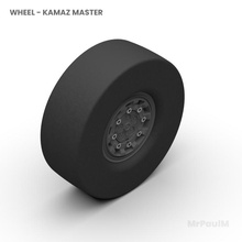 roda 19 Kamaz mestre brinquedos jogos carro rc rccar rctruck 3d print model - Mito3D