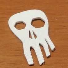 logo skull fan art crâne 3d print model - Mito3D