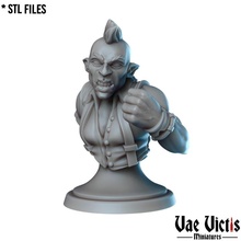 orc bust tabletop free fantasy collectible dnd 3d print model - Mito3D