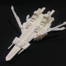 spacebattleship oyuncaklar oyunlar savaş gemi uzay 3d print model - Mito3D