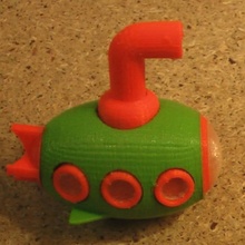 submarine toys & games 3d print model - Mito3D