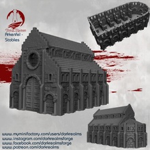 sombre royaumes Arkenfel écuries jouets Jeux bâtiment fantaisie terrain marteau guerre givre 3d print model - Mito3D