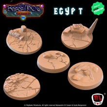 antigo Egito personalizadas bases quente loucura ks campanha brinquedos jogos modular base mojibake 3d print model - Mito3D