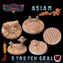 asiática personalizadas bases quente loucura ks campanha brinquedos jogos modular base mojibake 3d print model - Mito3D