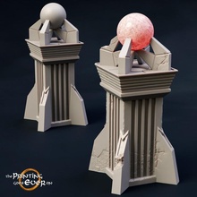 orb clairvoyance - supportless toys & games building dark decoration fantasy grim rpg terrain warhammer wizard magic witch lotr evil sphere 28mm dnd scatter scrying 3d print model - Mito3D