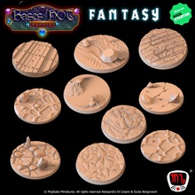 classic fantasy custom bases hot madness ks campaign toys & games base mojibake 3d print model - Mito3D