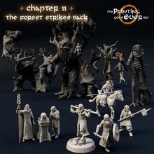 capítulo 11 agrupar pré suportado brinquedos jogos fantasia figura terreno árvore viking guerra martelo bruxo miniatura lotr ent tampo mesa 28mm dnd Frostgrave escaramuça treant 5e 3d print model - Mito3D