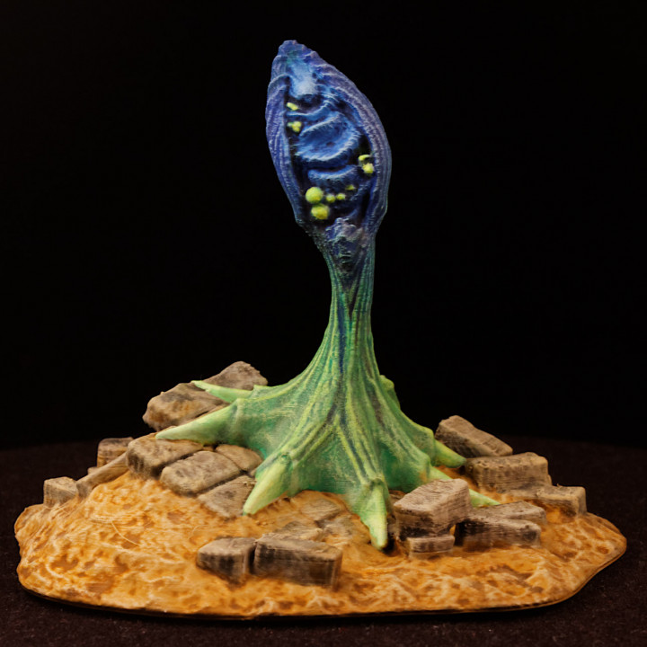 mesa planta maceta garra raíz extraterrestre vegetación 32 juguetes juegos 40k decoración fantasía regalo hoja terreno miniatura calabozos Dragones plantas licuadora d 28mm juego azar 3D print model - Mito3D