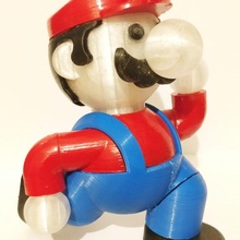 costruire Mario fan arte nintendo carina giochi giocattolo personalizzabile supermario costruzione jumpman multicolore super bros giocattoli scrivania 3d print model - Mito3D