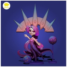 lovely devil princess & garden lady rpg character tabletop grace brave independentthinking enthusiasm 3d print model - Mito3D