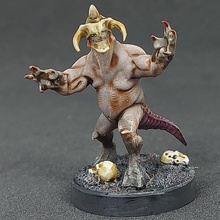 demon brute - pre-supported toys & games 3d print model - Mito3D