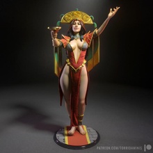 mayara toys & games aztec wizard witch maya american inca sorceress native pre-colombian 3d print model - Mito3D
