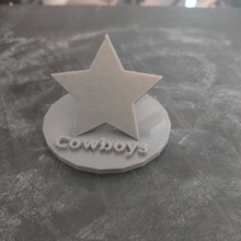 Dallas cowboys futebol 3d print model - Mito3D