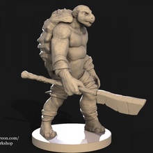 turtle toys & games creature fantasy dnd pathfinder 3d print model - Mito3D