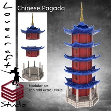 Çince pagoda oyuncaklar oyunlar Asya asya maceraları 3d print model - Mito3D