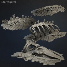 mar rey huesos juguetes juegos 3d print model - Mito3D