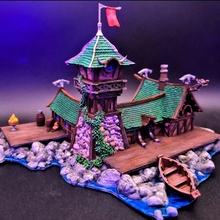 viking Port maison jouets Jeux poterie bâtiment terrain vikingpothouse 3d print model - Mito3D