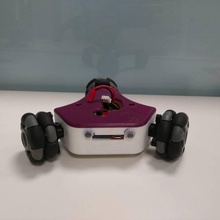 mini loki omnidirectionnelle plate forme robotique gadgets l'électronique printbot blabs omniwheel 3d print model - Mito3D
