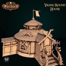 viking house toys & games vikingbuilding vikingterrain vikinghouse vikingroundhouse 3d print model - Mito3D