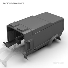 maz mk1 yedek parçalar araba kamyon rc rccar ralli Dakar Kamaz rctruck 3d print model - Mito3D