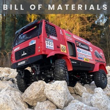 rc camion maz voiture sport 4x4 matériaux rechange pièces rccar rallier rc4wd Dakar kamaz rctruck 3d print model - Mito3D