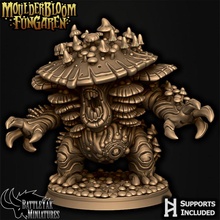 shrumak sporeggoth toys & games fantasy horror scifi mushroom tabletop dnd pathfinder myconid ttrpg eldritch battleyakminiatures 3d print model - Mito3D