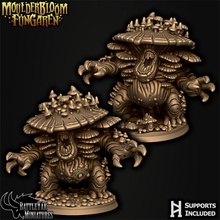 shrumak sporeggoth pack toys & games fantasy horror monster scifi mushroom tabletop dnd pathfinder myconid ttrpg eldritch battleyakminiatures 3d print model - Mito3D