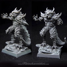 demon beast toys & games army warhammer angry chaos demonprince 3d print model - Mito3D