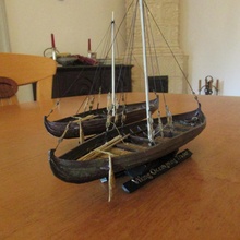 viking okyanusa giden ticaret gemi oyuncaklar oyunlar Ortaçağa ait ölçek Ulaşım kargo tüccar İzlanda yelkenli 1 72 Knarr vinland hastingler 3d print model - Mito3D