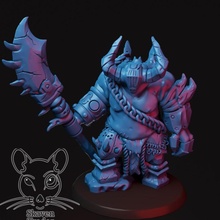 ogroid toys & games fantasy grim warhammer skaven 3d print model - Mito3D
