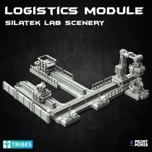 lojistik Demiryolu kötü laboratuar manzara modül salgın Toplamak oyuncaklar oyunlar sci fi arazi masaüstü demiryolu makine vinç 3d print model - Mito3D