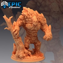 earth elemental prime ancient giant rock stone element primordial toys & games classic fantasy monster rpg warhammer enemy tabletop dungeon dnd pathfinder npc pre-supported supported pre emdieval 3d print model - Mito3D