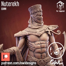 nuterekh npc toys & games creature egypt egyptian fantasy figure monster character miniature collectible dnd miniaturepainting 3d print model - Mito3D