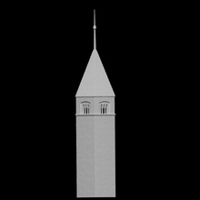 kuron çan kule taramak gizem kilise 3dprintable cc0 Çan kulesi 3d print model - Mito3D
