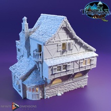 focolare ospite Casa tavolo fantasia medievale terreno taverna Locanda Hotel ostelliere 3d print model - Mito3D