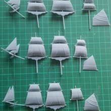 1 700 detailed generic mast set pre-supported toys & games resin age textured sail supported masts 3d print model - Mito3D