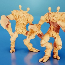 hombres cangrejo juguetes juegos personas miniatura submarino 3d print model - Mito3D