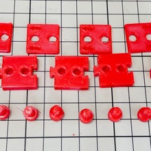 mini souple ponçage bloquer amélioré version rechange pièces 3d print model - Mito3D