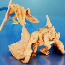 dracobat jouets Jeux chauve souris dragon vampire 3d print model - Mito3D