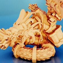ehetloc storm serpent toys & games aztec dragon god stone serpent mesoamerican xolotol dietiy 3d print model - Mito3D