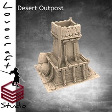 poste jouets Jeux désert aventures 3d print model - Mito3D