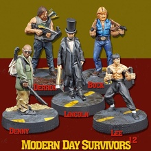 modern day survivor series 12 bundle - pre-supported toys & games 3d print model - Mito3D