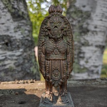 muerte Dios jardín antiguo azteca criatura fantasía maya monstruo estatua efigie ciencia ficción arte conceptual inca tótem olmeca 3d print model - Mito3D