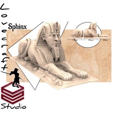 sphinx jouets Jeux désert aventures 3d print model - Mito3D