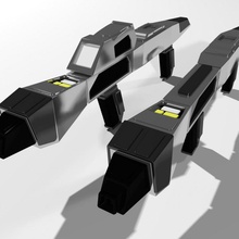 stella trekking generazione in profondità spazio simpatico phaser fucile fan arte 3d print model - Mito3D