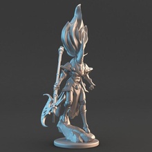 immortals frontliners toys & games axe female fighter warhammer warrior scifi melee eldar banshee 3d print model - Mito3D