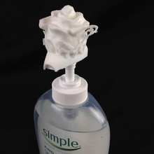 simple hand wash pump cover rose unilever & garden flower bathroom detailed diamond hands skin soap wc handwash 3d print model - Mito3D