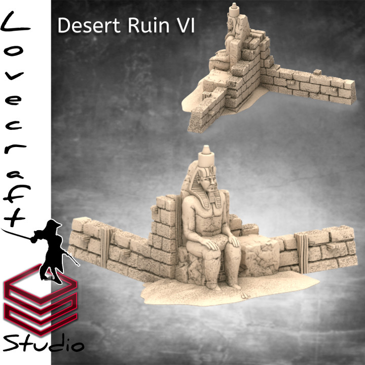 ruina Tienda Desierto aventuras desierto 3D print model - Mito3D